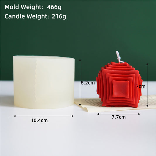 Geometric Sculptural Candle