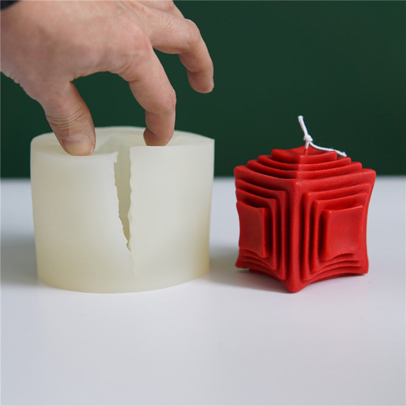 Geometric Sculptural Candle