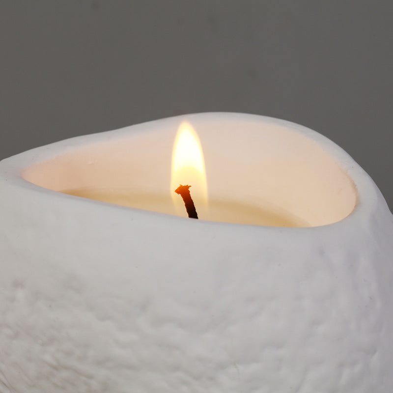 Handcrafted Soy Candle — Stone Vessel