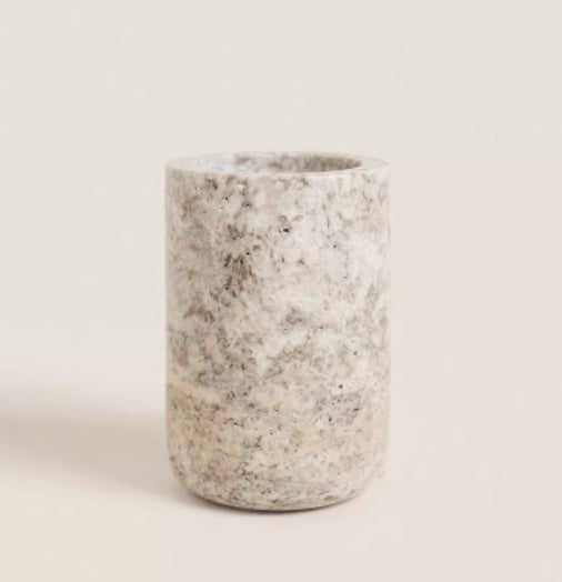 Travertine Lotion Bottles with Vanity Tray