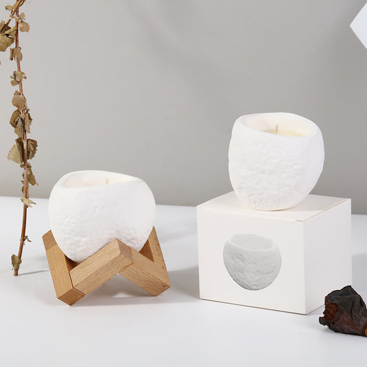 Handcrafted Soy Candle — Stone Vessel