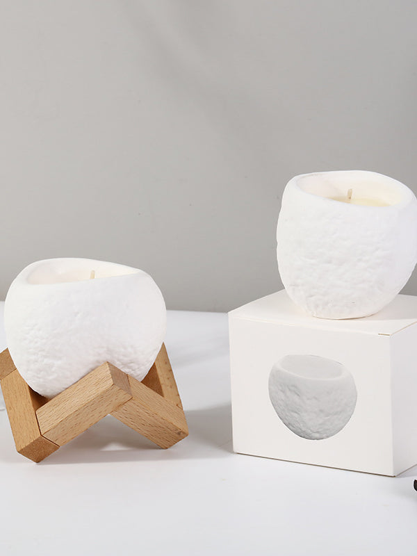 Handcrafted Soy Candle — Stone Vessel