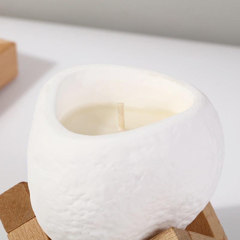 Handcrafted Soy Candle — Stone Vessel
